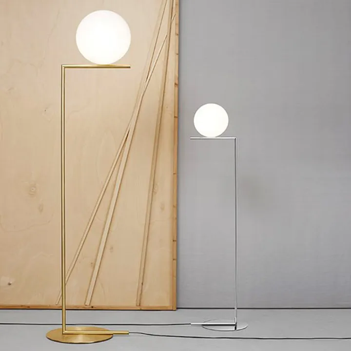 FLOS IC LIGHT F2 ゴールド IC Lights F2 floor lamp from Flos - NordicNest.com